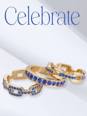 Park Lane 'Celebrate' Sapphire Ring SET